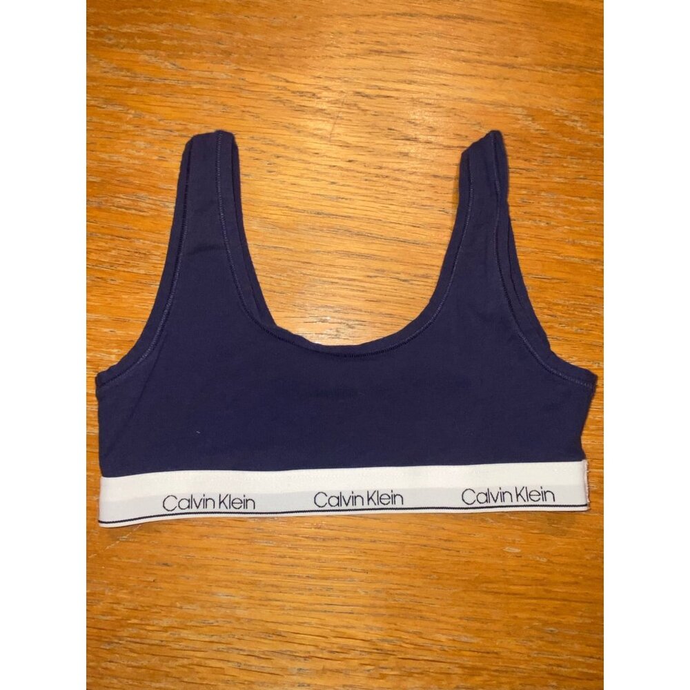 Calvin Klein Blue Bralette-M